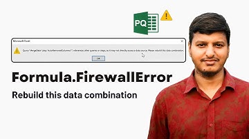 Formula.Firewall Error: Rebuild This Data Combination(References other queries or Steps)