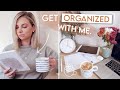 Get organized with me | Morning routine.  Planning.  Cleaning.
