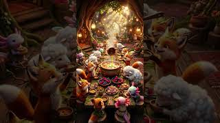 ✨🍲 Magic unfolds under the ancient tree! Watch as joy, laughter, and friendship fill the air! 🌳💫