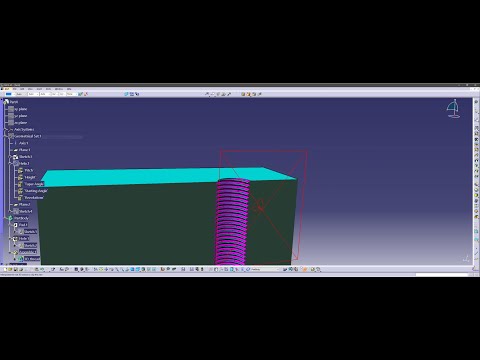Catia V5 - parametric 3D thread