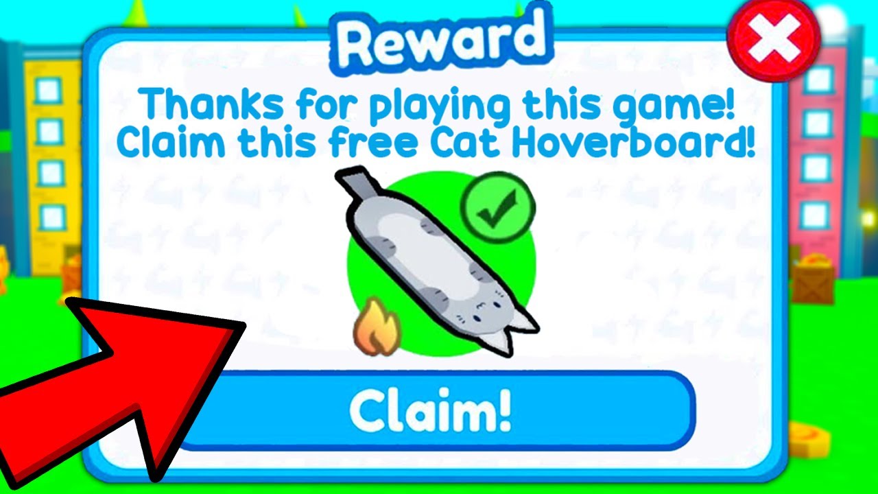  New Pet Simulator X Secret Code Gives CAT HOVERBOARD Roblox YouTube