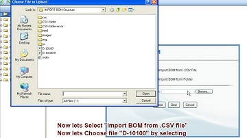 Import BOM (Bill of Materials)