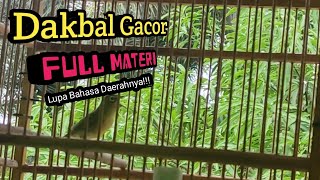 dakbal gacor materi kenarian