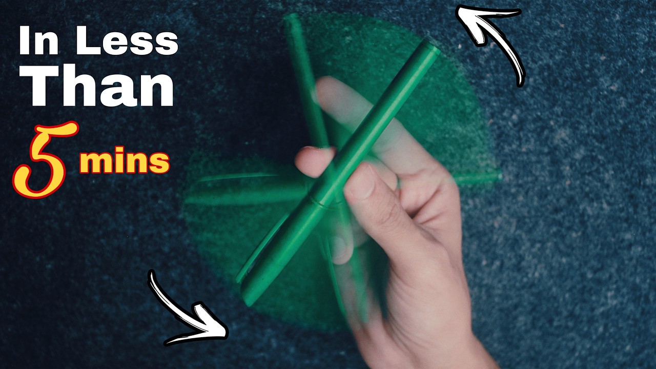 LEARN how to spin a PEN in Less Than 5 Mins...