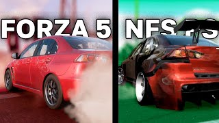 Физика в Forza Horizon 5 хуже NFS Pro Street 2007 года