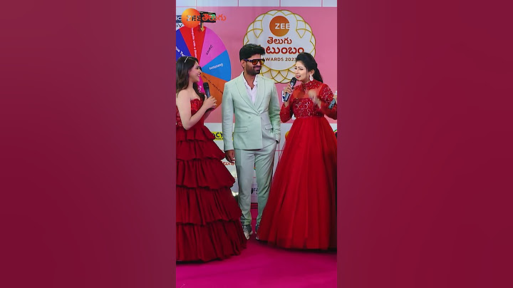 Amar Saying Parledu andi 😂 | ZTKA23 Pink Carpet #shorts | Zee Telugu
