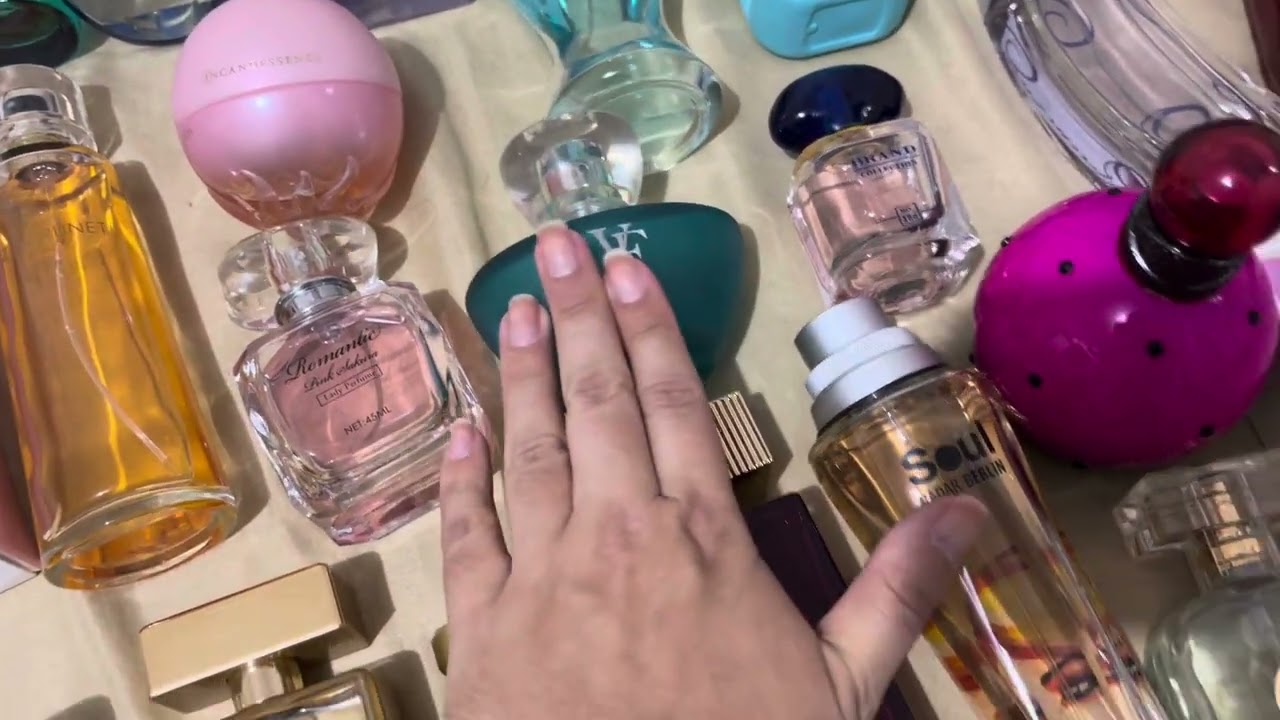 ASMR caseirinho - Tour pela minha coleção de perfumes + de 100 🫣 - Sem edição