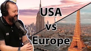 American Cities vs European Cities REACTION | OFFICE BLOKES REACT!!