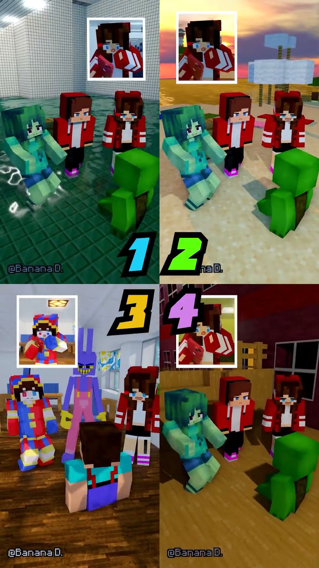 When Jj sister Watching ??? JJ Syster vs Zombie Girl COMPLETE EDITION