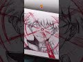 gojo satoru transition gojo drawing with pen