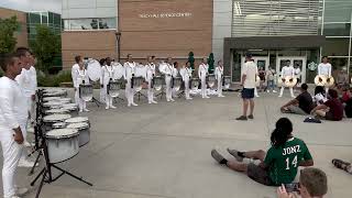 SCV Drumline 2022 in the lot