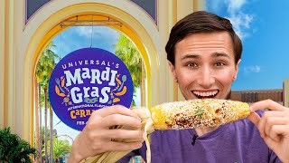 I Ate EVERYTHING at Universal's Mardi Gras 2023