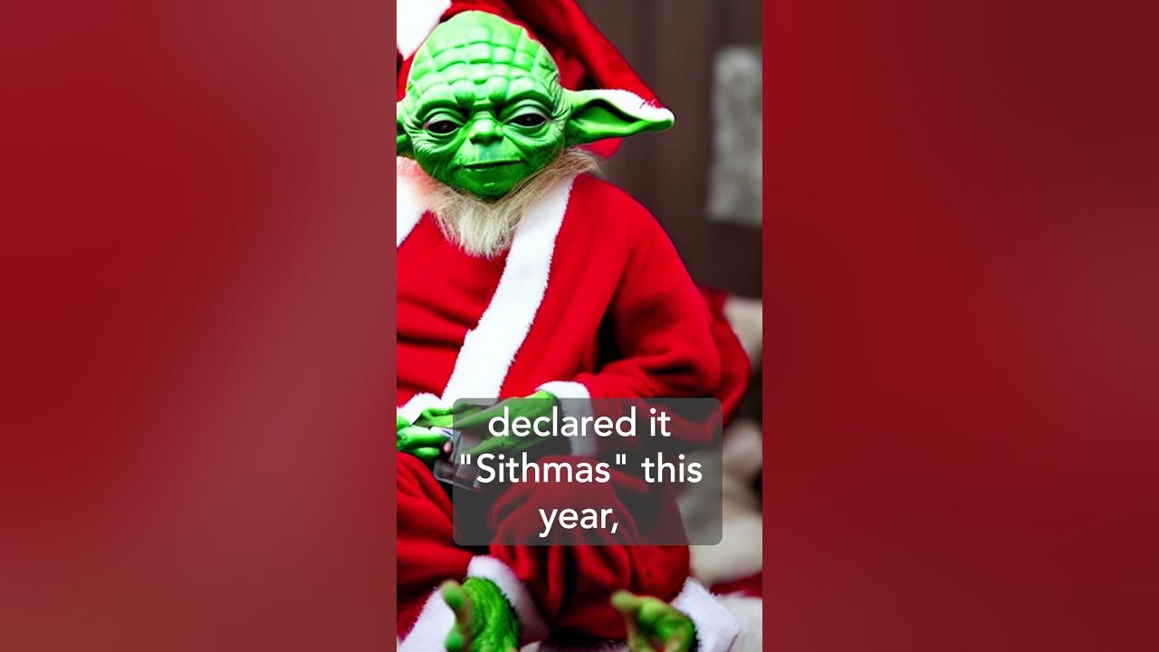 Deck the Halls with Yoda the Amateur Santa Claus