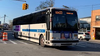 Mariners Harbor Bound 2016 Prevost X3-45 2658 SIM33C Express Bus At Richmond Av & Christopher Lane