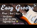 Easy Groove Jam for【Guitar】Bb Major BPM88 | No Guitar Backing Track