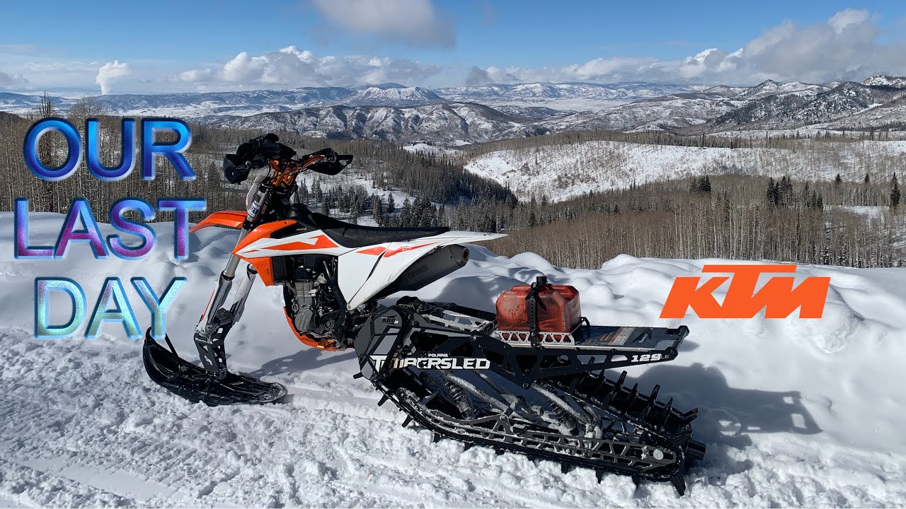 スノーバイクKTM450SX-F(2015)&ティンバースレッド137 KTM Releases 2015 450, 250 SX-F Factory Edition Models - Racer X