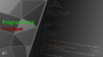 Batch - Programming Timelapse - #1