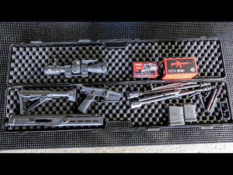 Ensio Firearms KAR-21 multi caliber semiauto rifle.