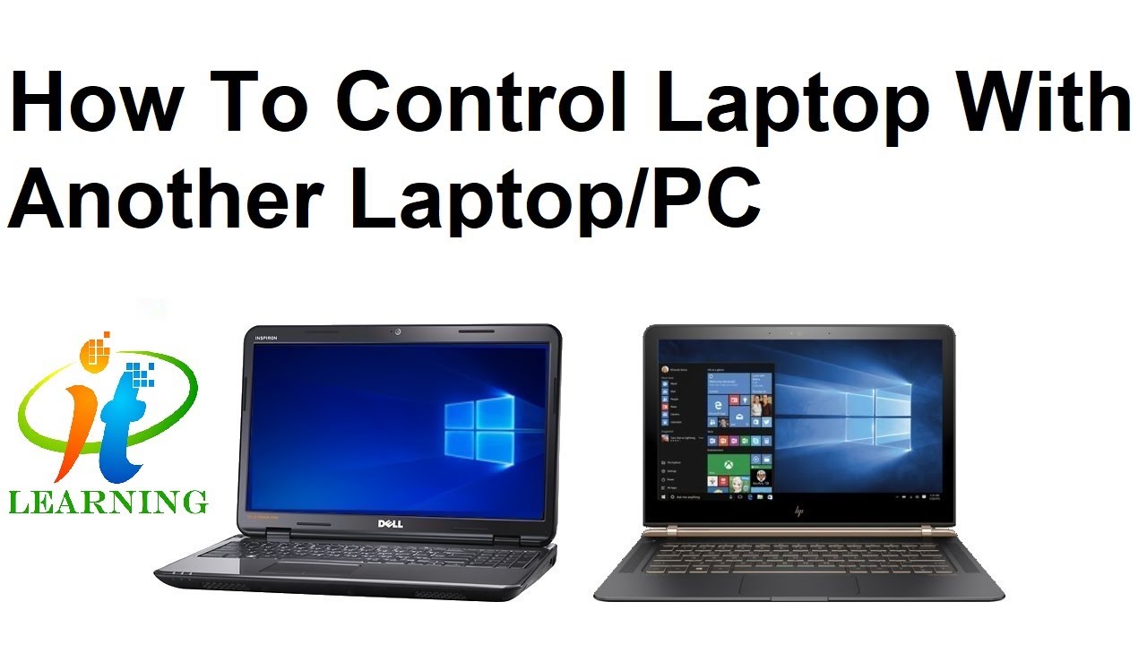 How To Control Laptop With Another Laptop/PC #pctopc - YouTube
