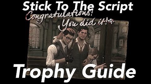 The Evil Within: The Consequence DLC - Stick To The Script Trophy Guide