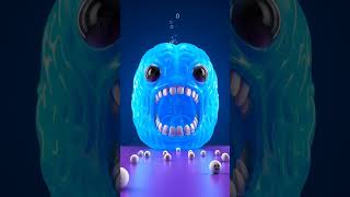 Brain Monster Water Bubble Satisfying Asmr Pop & Splash