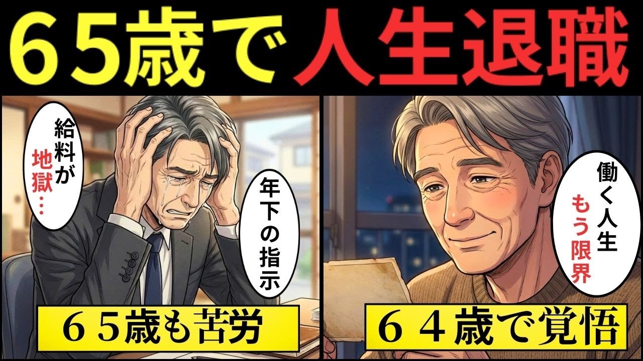【漫画】65歳で仕事を手放した男の末路がヤバすぎた…【影のある人生物語】