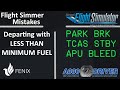 Common Flight Simmer Mistakes | Departing with LESS THAN REQUIRED FUEL | Real Airbus Pilot