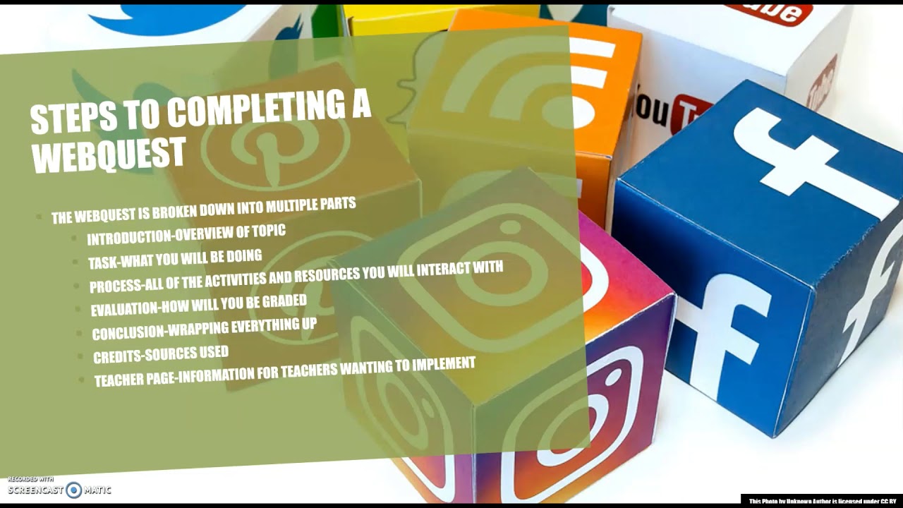 WebQuest Walkthrough Video 