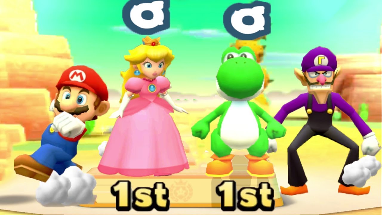 Mario Party: The Top 100 4 Player - Peach vs Luigi vs Mario vs Yoshi (Master Cpu)