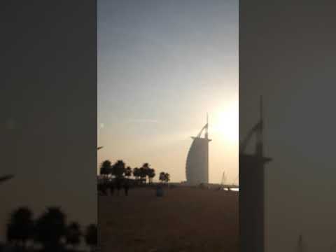 Sunset at Jumeirah Beach, Dubai – January 2020