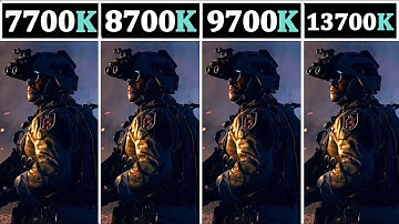 RTX 4080 | Intel I7 7700K vs 8700K vs 9700K vs 13700K | 15 Games Tested |