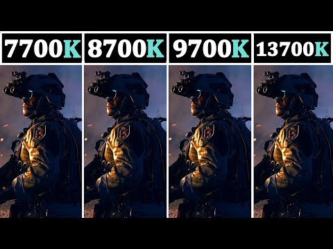 RTX 4080 | Intel I7 7700K vs 8700K vs 9700K vs 13700K | 15 Games Tested |