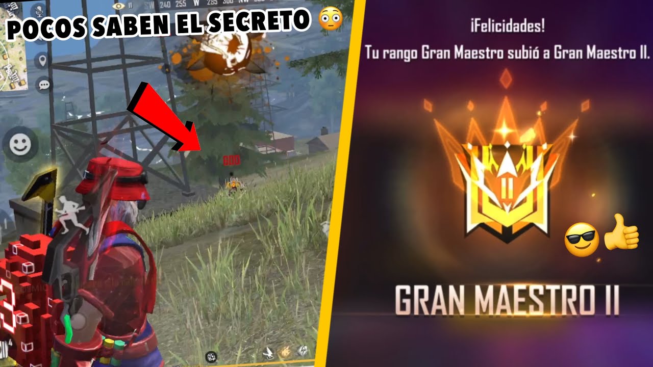 SUBIR a GRAN MAESTRO FREE FIRE 😳 (facil y rapido) asi se hace