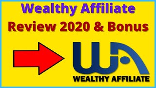 🛑Wealthy Affiliate review; 👉🏼Wealthy Affiliate Review 2020 and 👊Wealthy Affiliate Bonus