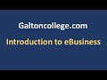 Introduction to ebusiness