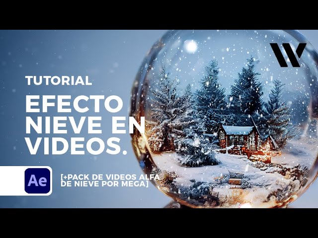 TUTORIAL + PACK NIEVE PARA EDICIÓN DE VIDEOS E IMAGENES - CON AFTER EFFECTS CC - YouTube