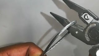 Leatherman Rebar Cutting 2.5mm Wire Rope!!