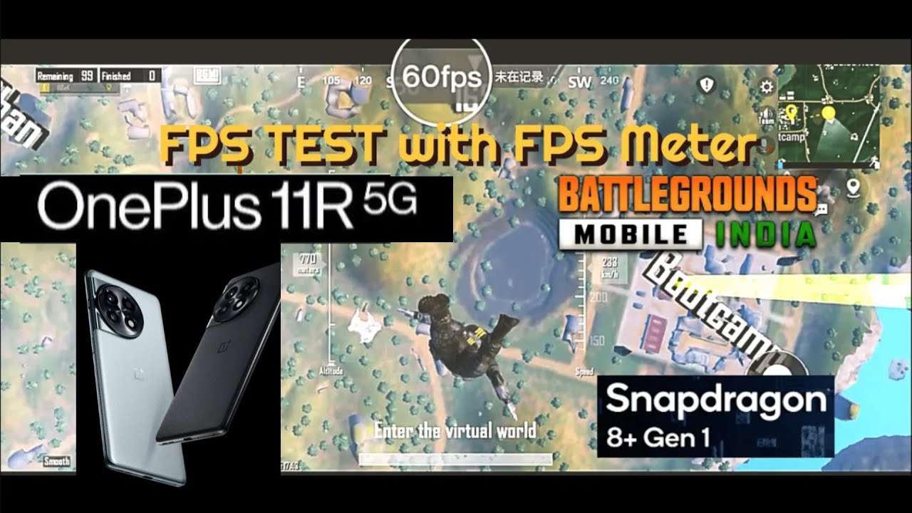 OnePlus 11R BGMI FPS Test With FPS Meter | OnePlus 11R BGMI Review | SD ...