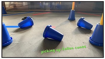 The Emerald Bots | Picking Up Fallen Cones | (WATCH TO END FOR AWESOME SURPRISE) | #powerplay