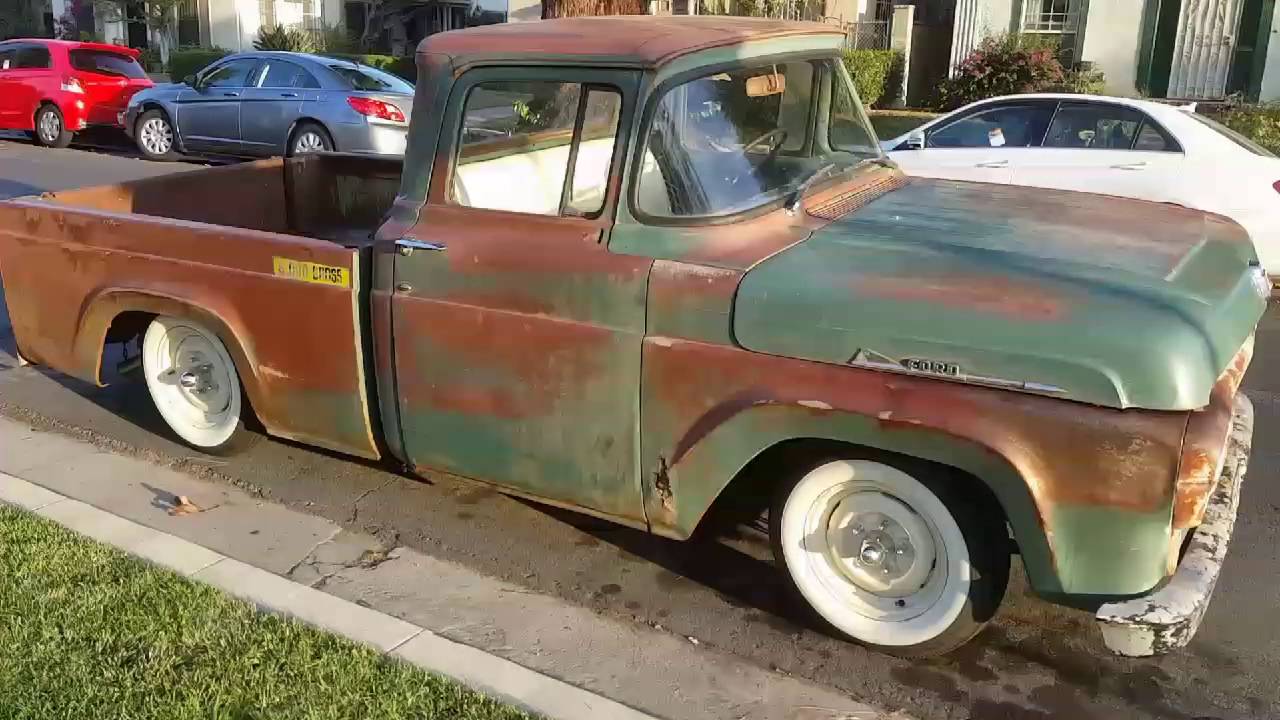 1960 F100 Patina Shop Truck For Sale Ford Bigblock 390 With