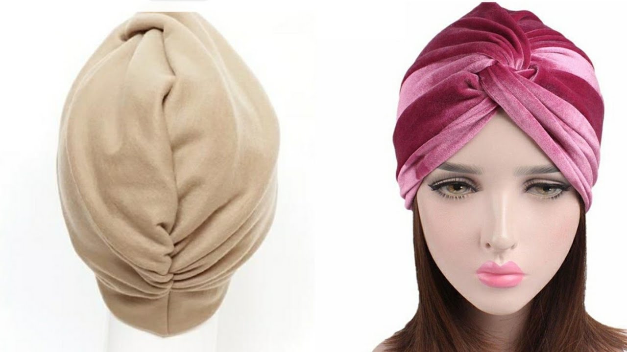 مشروع سهل ومربح💸في5دقائق💡ونصف متر فقط👌//sew amazing turban hat