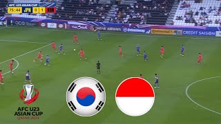 🔴라이브 : 대한민국 U23 vs 인도네시아 U23 | 준준결승 | AFC U23 아시안컵 2024 | 라이브 축구 경기