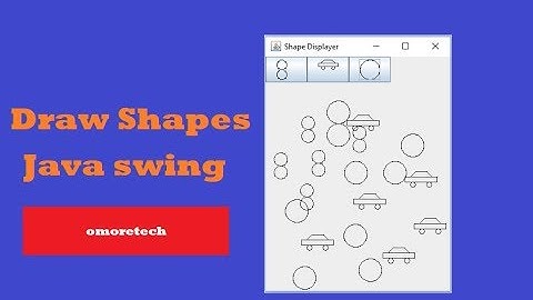 Java Swing Shapes (Circle,Car)