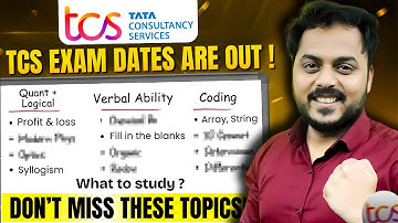 TCS NQT Dates Out! Just 10 Days Left – Follow This for 100% Selection