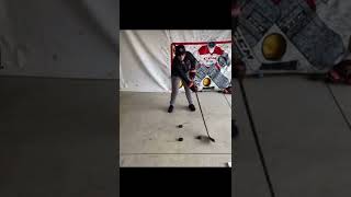 Off-Ice Stickhandling Practice - Toe-Drag Drill