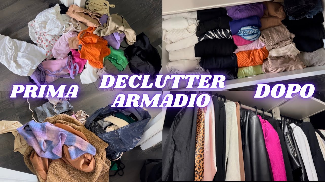 DECLUTTERING ARMADIO🤯+ CAMBIO STAGIONE☀️ | GDG - YouTube