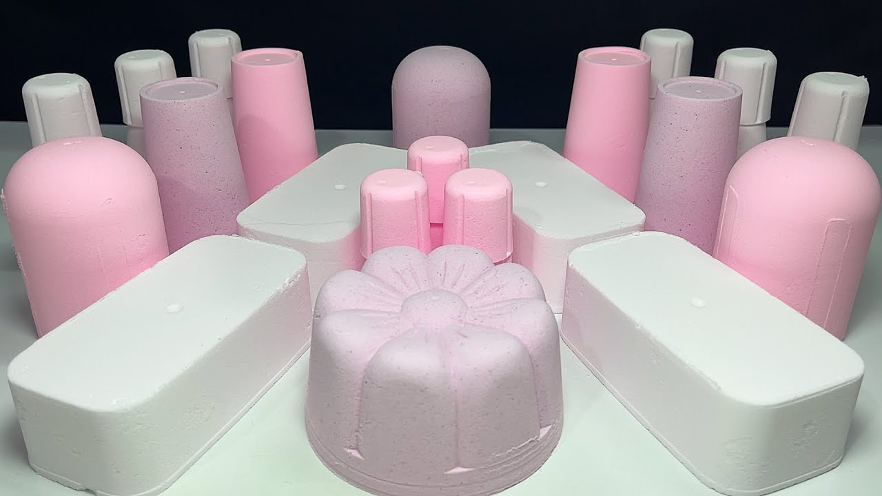 Удовлетворяющее видео I ASMR Пищевая сода I Пастельно-фиолетовый цветок