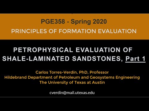 Petrophysical Evaluation of Shale-Laminated Sandstones, Part 1