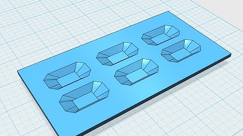 123D Design: Jewel Bling Ice Cube Tray