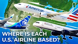 Which Airport Does Each Major US Carrier Call Home?